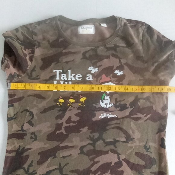 L.L. Bean X Peanuts collab Take a Hike  cameo Tee Size M - Picture 5 of 8